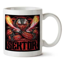 Art Hediye Sektor Karakter İki Tarafı Baskılı Kupa Bardak