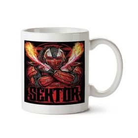 Art Hediye Sektor Karakter İki Tarafı Baskılı Kupa Bardak