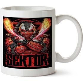 Art Hediye Sektor Karakter İki Tarafı Baskılı Kupa Bardak