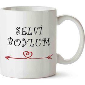 Art Hediye Selvi Boylum Al Yazmalım Kupa Bardak