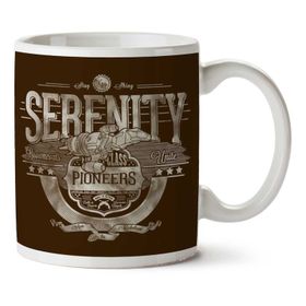 Art Hediye Serenity Firefly Pioneers Browncoats Unite İki Tarafı Baskılı Kupa Bardak