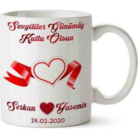 Art Hediye Sevgililer Günü Müz Kupa Bardak