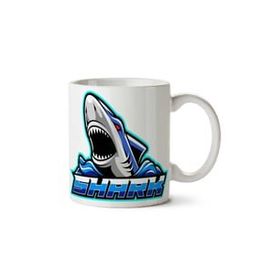 Art Hediye Shark Esport İki Tarafı Baskılı Kupa Bardak