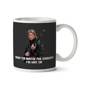 Art Hediye Sharpe What Yer Waitin For Cavalry Sean Bean İki Tarafı Baskılı Kupa Bardak