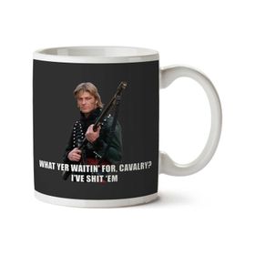 Art Hediye Sharpe What Yer Waitin For Cavalry Sean Bean İki Tarafı Baskılı Kupa Bardak