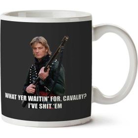 Art Hediye Sharpe What Yer Waitin For Cavalry Sean Bean İki Tarafı Baskılı Kupa Bardak