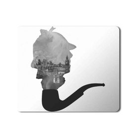 Art Hediye Sherlock Holmes Pipo Baskılı 23x19 cm Mouse Pad