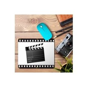 Art Hediye Sinema Klaket Baskılı 23x19 cm Mouse Pad