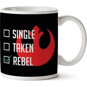 Art Hediye Single Taken Rebel Alliance İki Tarafı Baskılı Kupa Bardak