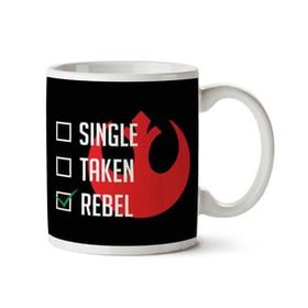 Art Hediye Single Taken Rebel Alliance İki Tarafı Baskılı Kupa Bardak
