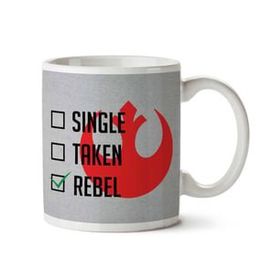 Art Hediye Single Taken Rebel Alliance White İki Tarafı Baskılı Kupa Bardak