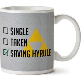 Art Hediye Single Taken Saving Hyrule İki Tarafı Baskılı Kupa Bardak