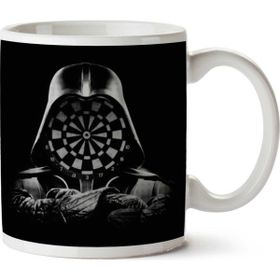 Art Hediye Siyah Dart Vader İki Tarafı Baskılı Kupa Bardak