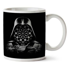 Art Hediye Siyah Dart Vader İki Tarafı Baskılı Kupa Bardak