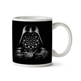 Art Hediye Siyah Dart Vader İki Tarafı Baskılı Kupa Bardak