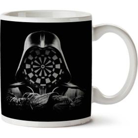 Art Hediye Siyah Dart Vader İki Tarafı Baskılı Kupa Bardak