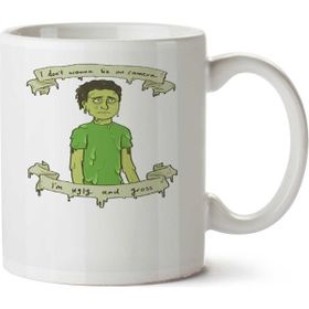 Art Hediye Slime Morty İki Tarafı Baskılı Kupa Bardak