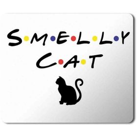 Art Hediye Smelly Cat Kedi Baskılı 23x19 cm Mouse Pad