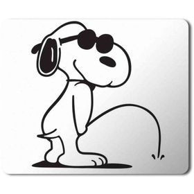 Art Hediye Snoopy Bad Dog Baskılı 23x19 cm Mouse Pad