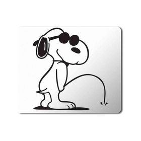 Art Hediye Snoopy Bad Dog Baskılı 23x19 cm Mouse Pad