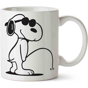 Art Hediye Snoopy Bad Dog İki Tarafı Baskılı Kupa Bardak