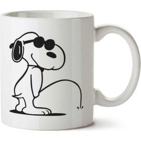 Art Hediye Snoopy Bad Dog İki Tarafı Baskılı Kupa Bardak