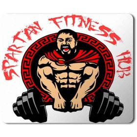Art Hediye Spartans Gym Fitness 3 Baskılı 23x19 cm Mouse Pad