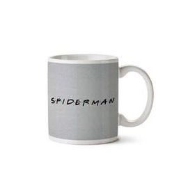 Art Hediye Spiderman Friends Logo İki Tarafı Baskılı Kupa Bardak