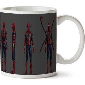 Art Hediye Spiderman Örümcek Adam Aksesuarları İki Tarafı Baskılı Kupa Bardak