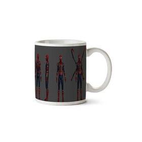 Art Hediye Spiderman Örümcek Adam Aksesuarları İki Tarafı Baskılı Kupa Bardak