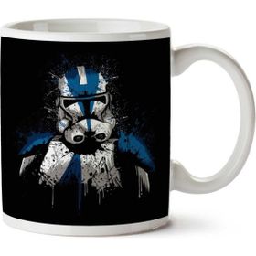 Art Hediye Star Wars 501ST Clone Trooper Paint Splatter İki Tarafı Baskılı Kupa Bardak