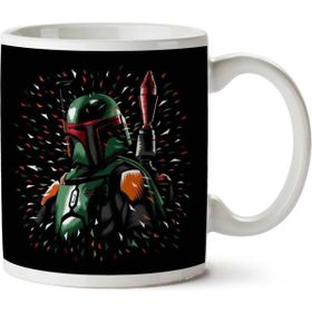 Art Hediye Star Wars Boba Fett Colour Flecks İki Tarafı Baskılı Kupa Bardak