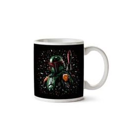 Art Hediye Star Wars Boba Fett Colour Flecks İki Tarafı Baskılı Kupa Bardak