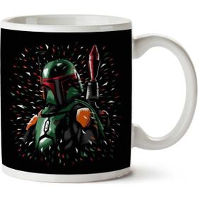 Art Hediye Star Wars Boba Fett Colour Flecks İki Tarafı Baskılı Kupa Bardak