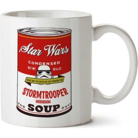 Art Hediye Star Wars Campbells Soup Stormtrooper Andy Warhol İki Tarafı Baskılı Kupa Bardak