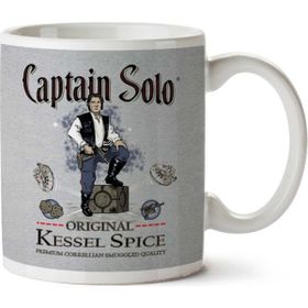 Art Hediye Star Wars Captain Solo Original Kessel Spice İki Tarafı Baskılı Kupa Bardak