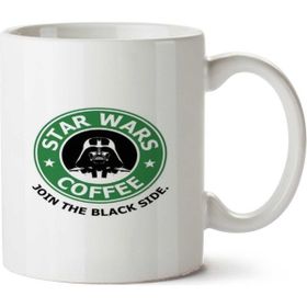 Art Hediye Star Wars Coffee İki Tarafı Baskılı Kupa Bardak