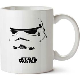 Art Hediye Star Wars Dart Wader Silüet İki Tarafı Baskılı Kupa Bardak