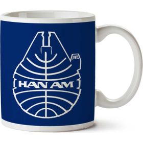 Art Hediye Star Wars Han Am Airways İki Tarafı Baskılı Kupa Bardak