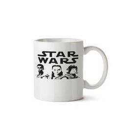 Art Hediye Star Wars Karakter İki Tarafı Baskılı Kupa Bardak