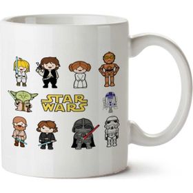 Art Hediye Star Wars Karakterler En Çok Satan İki Tarafı Baskılı Kupa Bardak