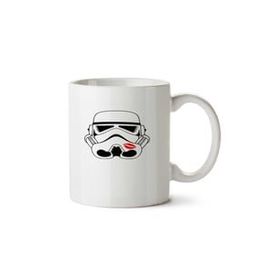 Art Hediye Star Wars Kask Öpücük İki Tarafı Baskılı Kupa Bardak