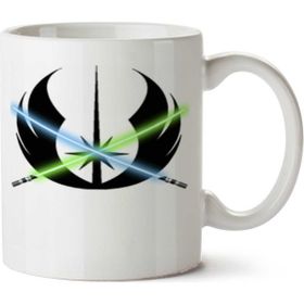Art Hediye Star Wars Ordem Jedi İki Tarafı Baskılı Kupa Bardak