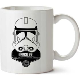 Art Hediye Star Wars Order İki Tarafı Baskılı Kupa Bardak