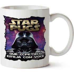 Art Hediye Star Wars Pugs İki Tarafı Baskılı Kupa Bardak