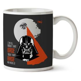 Art Hediye Star Wars Rogue One All About That Base İki Tarafı Baskılı Kupa Bardak