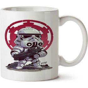 Art Hediye Star Wars Trooper Tasarım İki Tarafı Baskılı Kupa Bardak