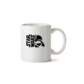 Art Hediye Star Wars Yan Yazı İki Tarafı Baskılı Kupa Bardak