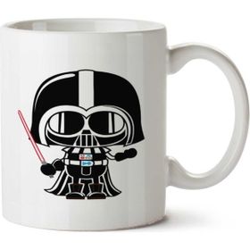 Art Hediye Star Wars Yavru Işın Kılıcı İki Tarafı Baskılı Kupa Bardak