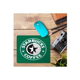 Art Hediye Starbucks Stucky Logo Parody Baskılı 23x19 cm Mouse Pad